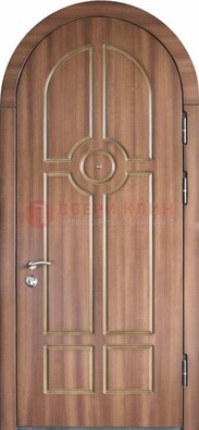 Арочная дверь с отделкой массивом ДА-35 во Владимире