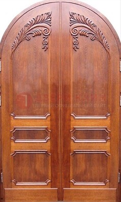 Металлическая арочная дверь ДА-9 в салон красоты в Оренбурге