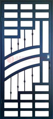 Современная металлическая решетчатая дверь ДР-38 в Оренбурге