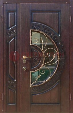 Полуторная железная дверь Винорит в классическом стиле ДСК-272 в Оренбурге