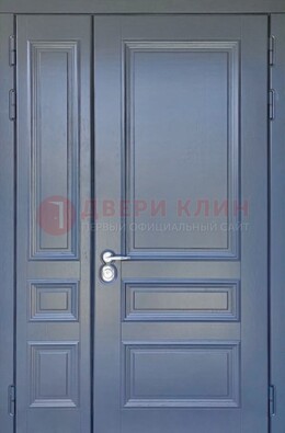 Темно-серая железная дверь с виноритом ДВТ-242 в Оренбурге