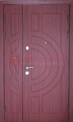 Красная железная дверь с виноритом ДВТ-3 в Оренбурге